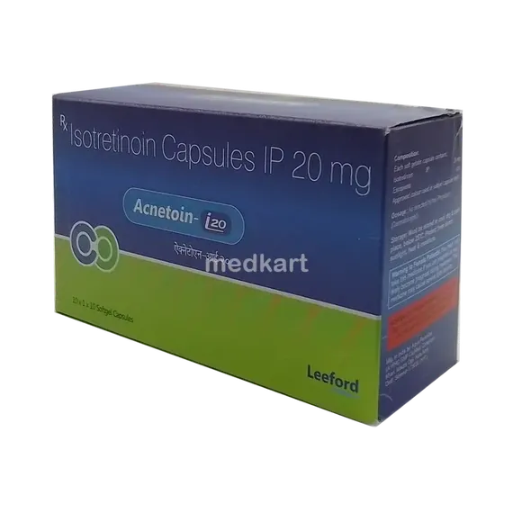 acnetoin i 20 softgel capsule 10's